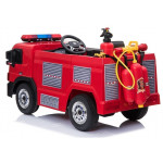 Elektrické autíčko  hasičské - červené